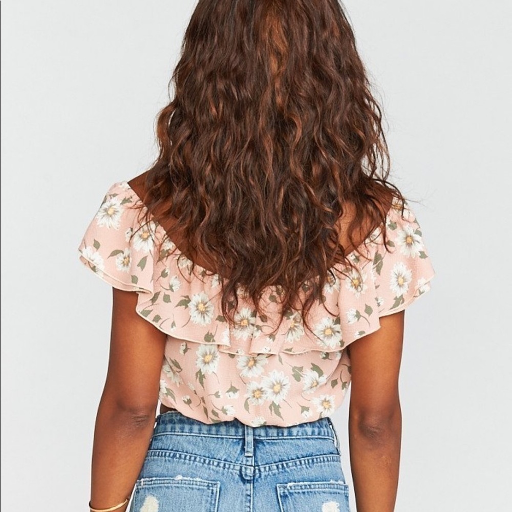 NWT Show Me Your Mumu Darla Off the Shoulder top - Picture 4 of 7
